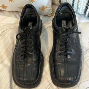 Todd Welsh Y2K men’s black leather shoes size 11